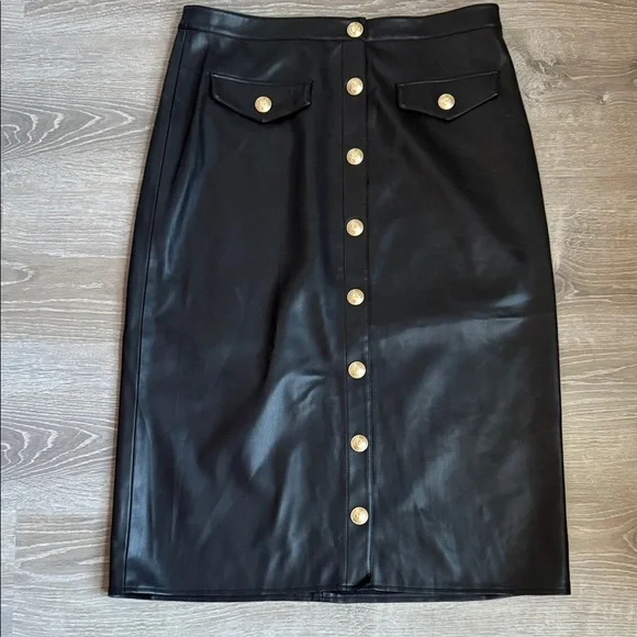 L'AGENCE Milann Midi Skirt 12 - Picture 2 of 13